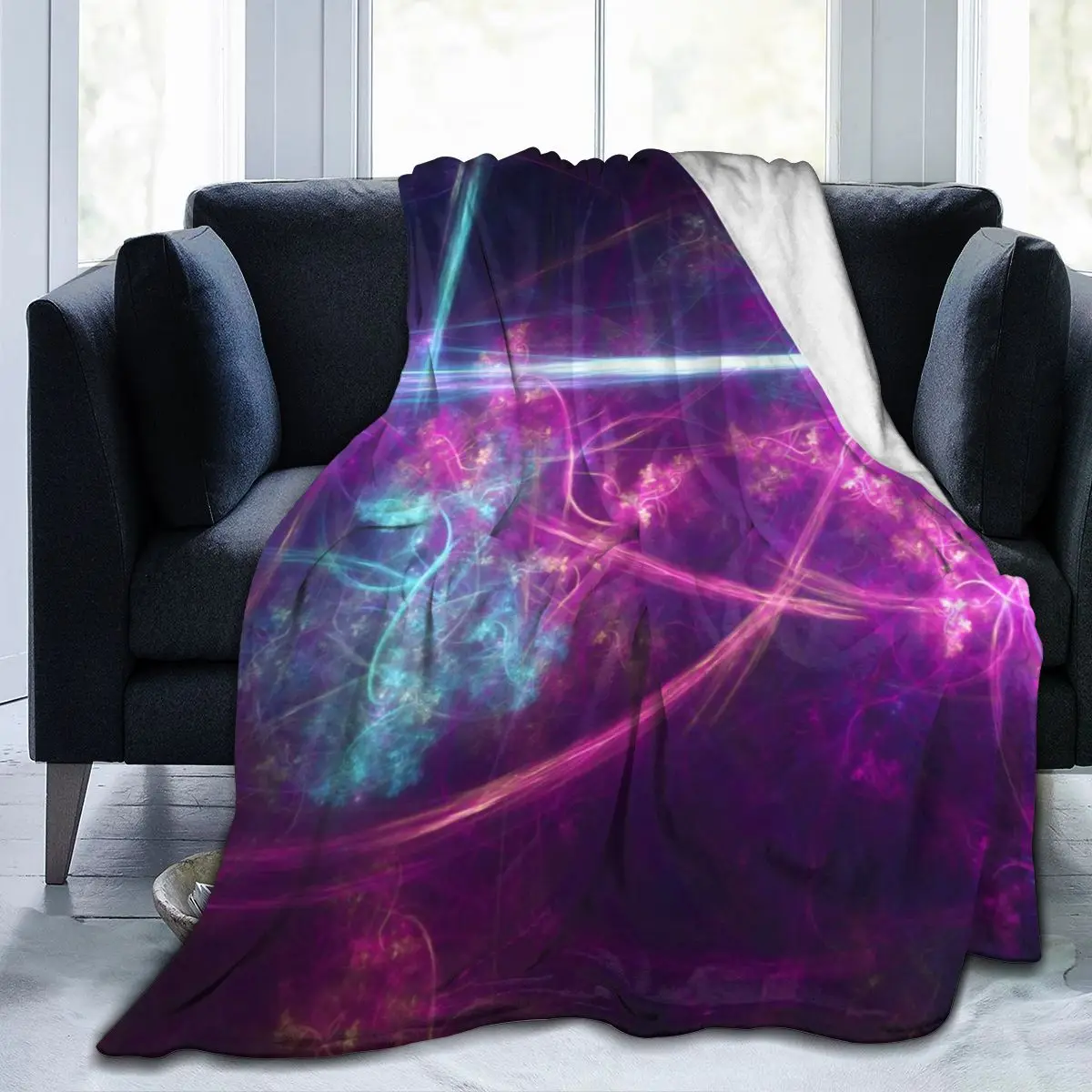 

Manta de franela estampada con personalidad en 3D, ropa de cama suave, cubierta de cama, decoración textil para el hogar, nueva