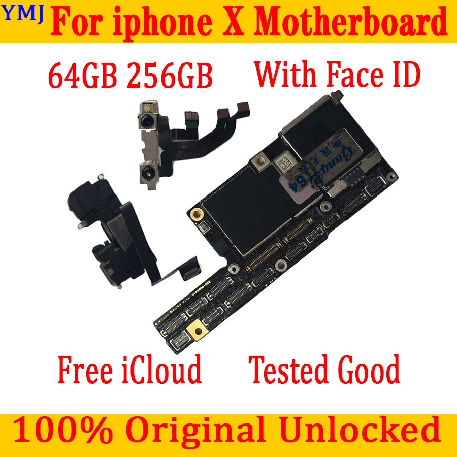 Материнская плата для iphone X 64 ГБ 256 без/с распознаванием лица оригинальная
