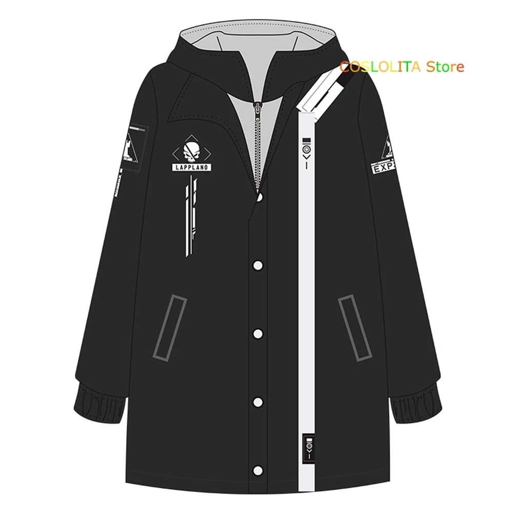 

Anime Game Arknights Lappland Loose Coat Cosplay Men Women Student Windbreaker Outerwear Spring Autumn Unisex Casual Jacket Tops