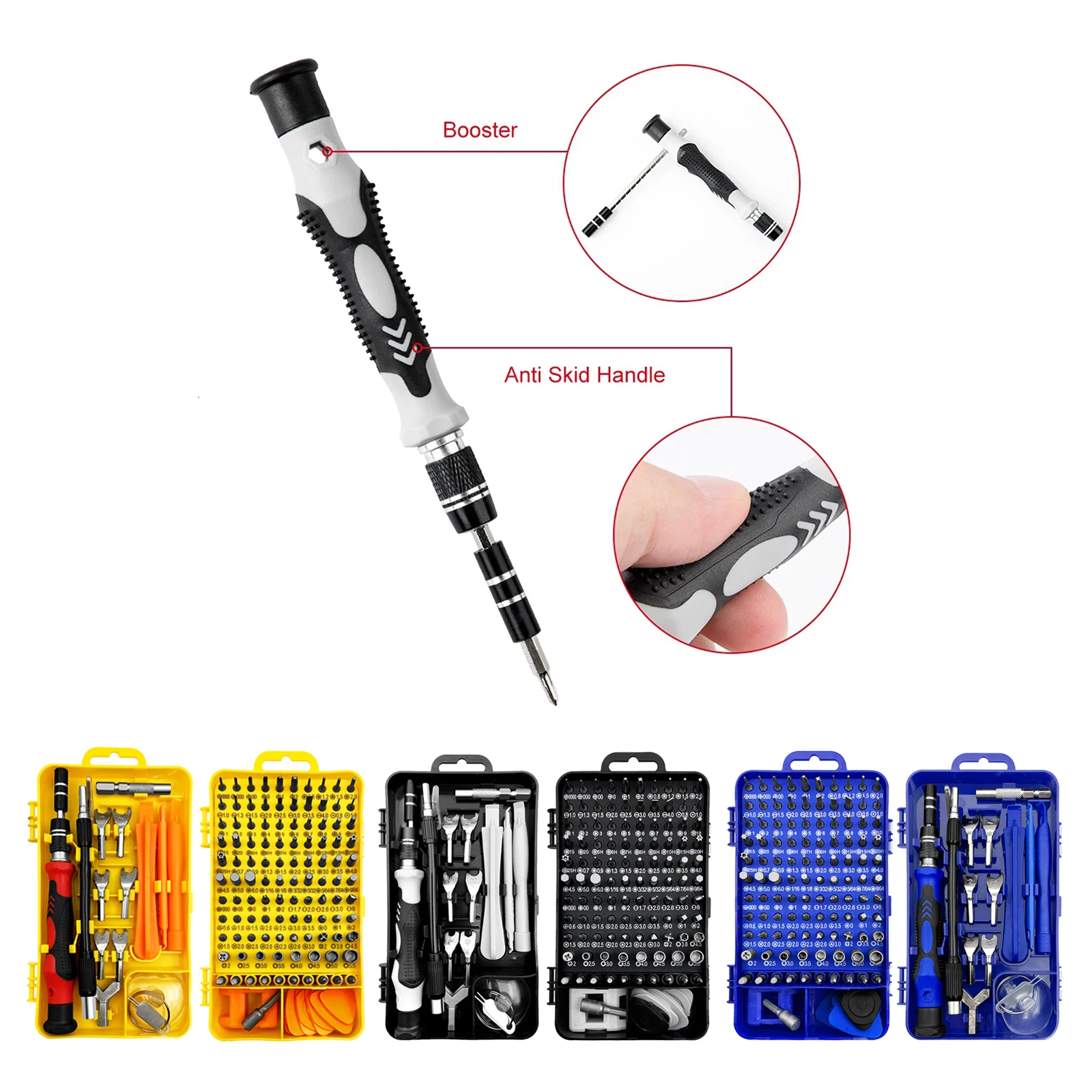 

135 in 1 Precision Screwdriver Set Screw Driver Bit Kit Repair Tool