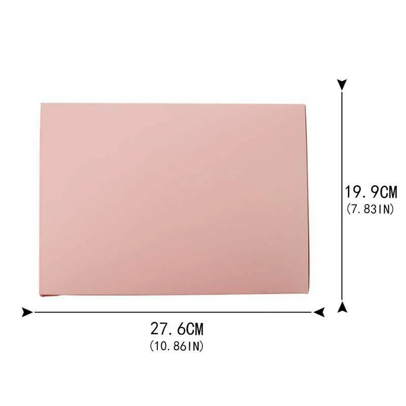 

24 Pcs Envelope Fold Flower Box Paper Floral Wrapping Party Wedding Gift Boxes-Wine Red & Black
