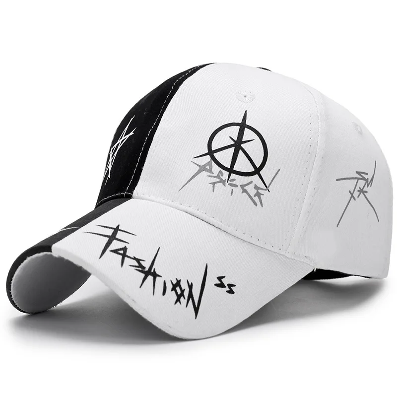 

2020 new graffiti printing style baseball cap fashion casual sun protection sports hats autumn and winter Cotton patch caps