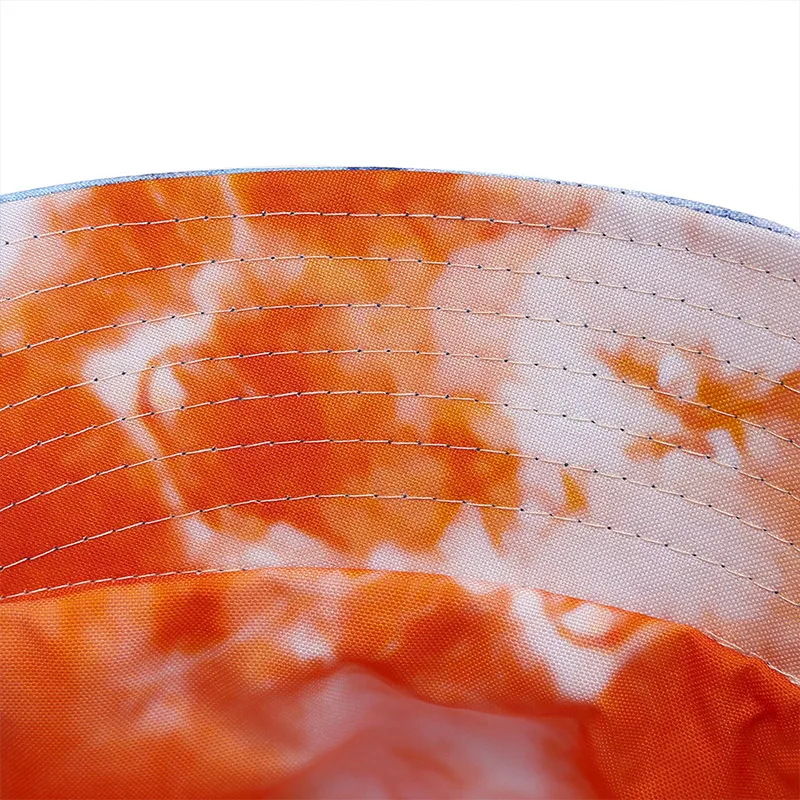

Women Bucket Hat Summer Cotton Flat Sun Hats Tie-Dye Print Fisherman Hat Colourful Graffiti Bob Caps Hip Hop Creative Cap