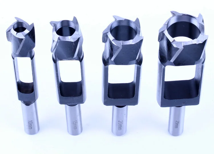 Straight And Round Wood Plug Hole Cutter Cutting Drill Take Steel Knife Log Tenon Cork Woodworking Drilling Tool | Инструменты