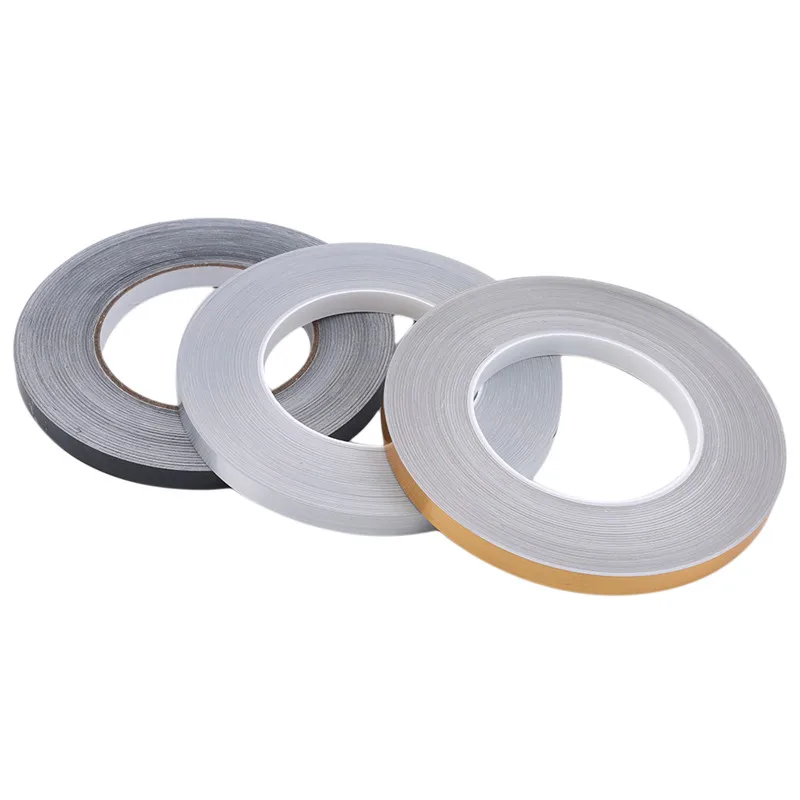 0 5*5000 см серебристая/Золотистая клейкая Полоса для пола наклейка швов