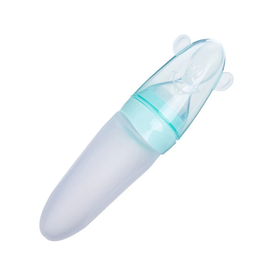 Розовая силиконовая ложка Amboch для кормления лидер продаж детская бутылочка