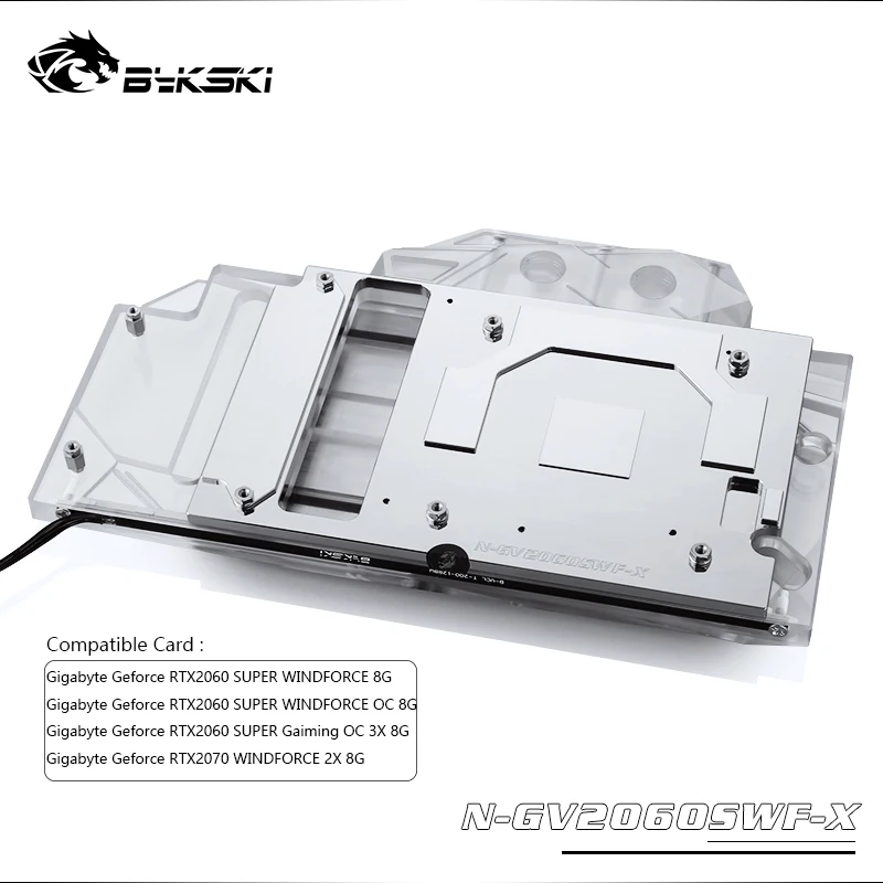 

Bykski gpu cooler para gigabyte geforce rtx2060 super windforce oc 8g,super gaiming oc 3x,rtx2070 windforce 2x 8g N-GV2060SWF-X*