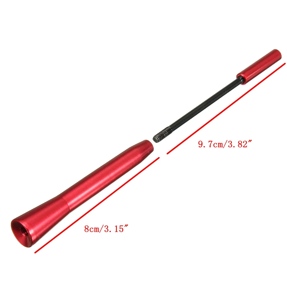 Universal AM/FM Red Small Alloy Bee Sting Car Radio Antenna Aerial For VW /FORD /AUDI | Автомобили и мотоциклы