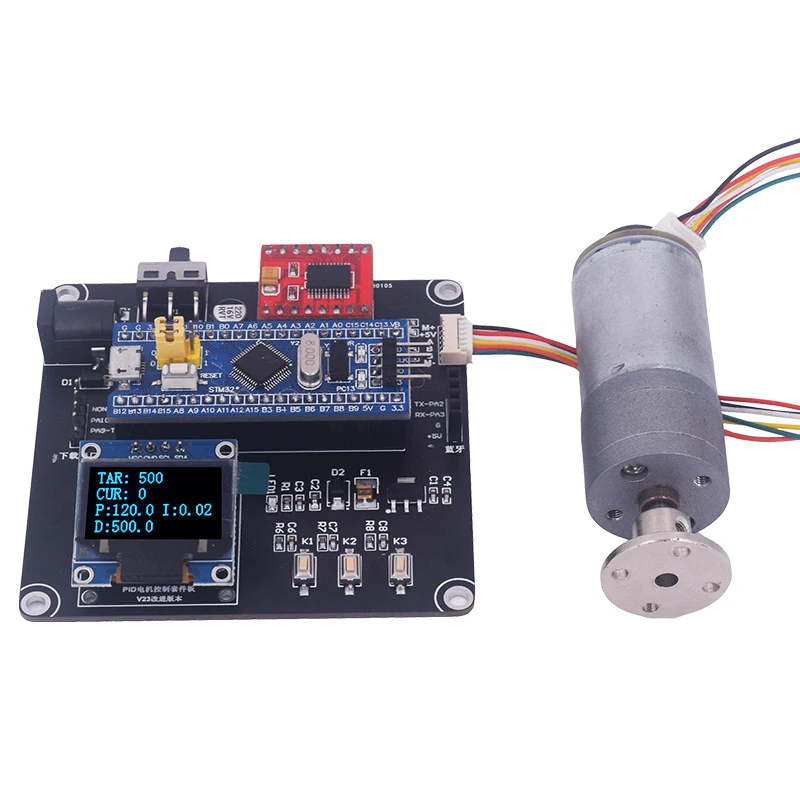 Controle de Velocidade Motor Aprendizagem Codificador Posição dc Desenvolvimento Tutorial Pid Kit