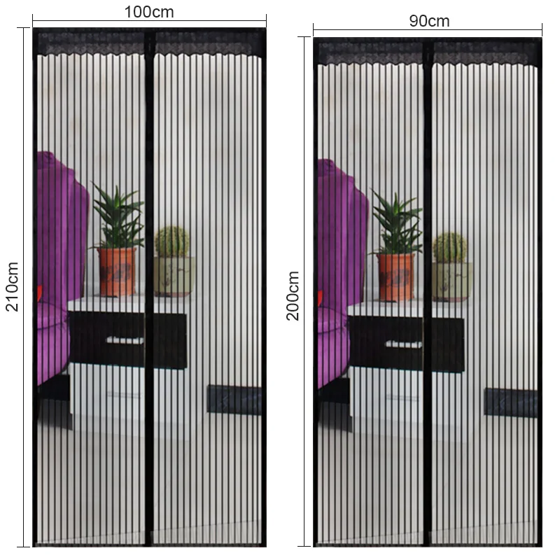 

Wasafire Summer Anti Mosquito Insect Fly Bug Curtains Net Automatic Closing Door Screen Kitchen Curtains Fiber Curtains