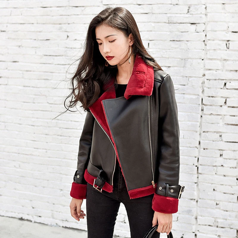 Женское теплое меховое пальто шуба из плотного бархата в Европейском стиле A125