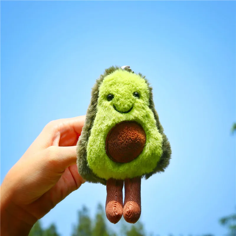 

Hot Sale Avocado Plush Toys Small Pendant Key Chains Stuffed Animals Kids Toys Home Decoration Christmas Birthday Gifts