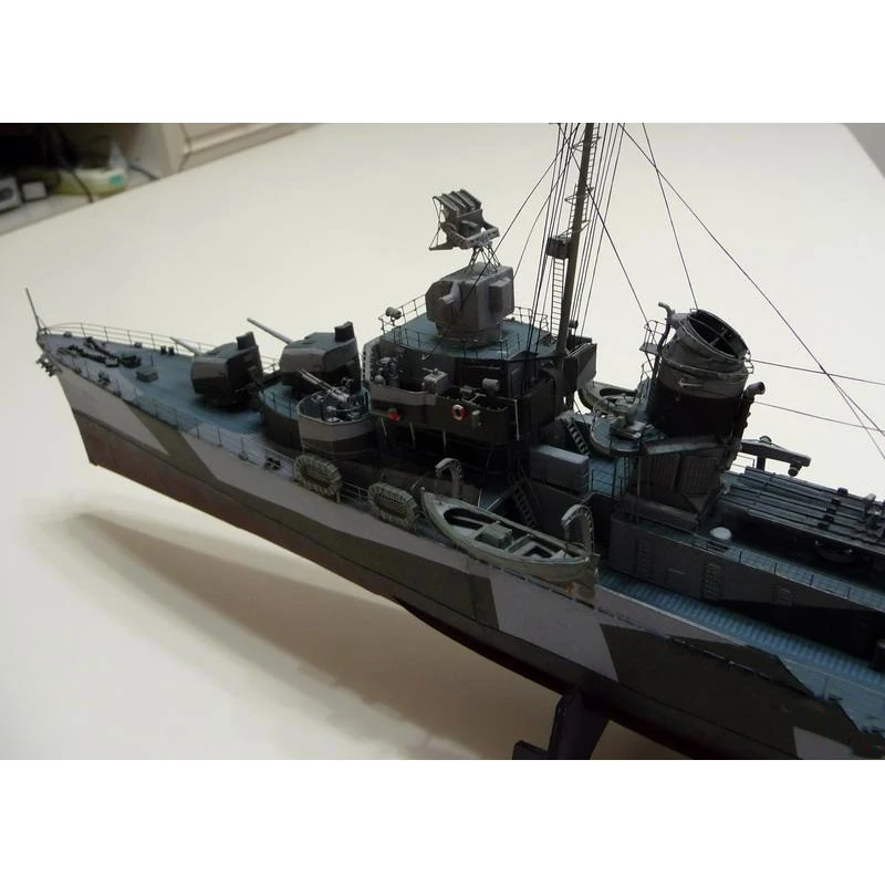 Новинка 2020 бумажная модель масштаб 1:200 Вторая мировая война USS циферманн