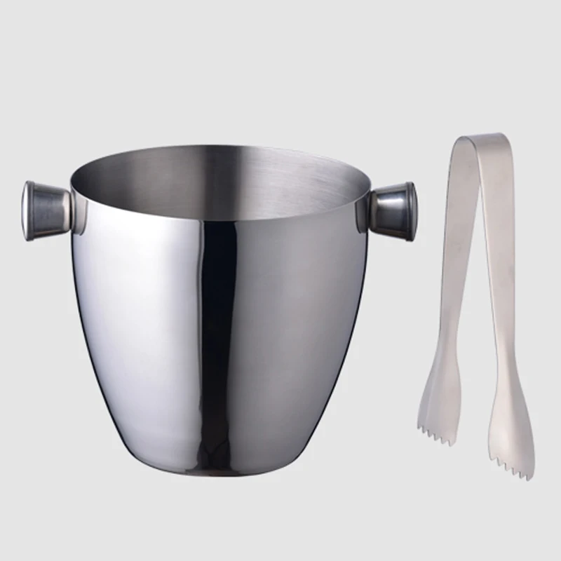 Контейнер для льда из нержавеющей стали 1 5 л с щипцами | Дом и сад