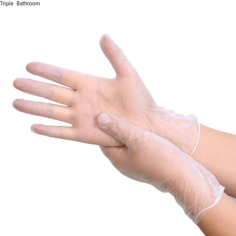 

Disposable PVC Dishwashing Gloves Kitchen Oil-proof Thin Cleaning Gloves Transparent Multi-use Housework Chores Gloves