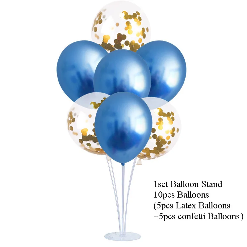 stand ballon set 3 2 комплекта свадебные шары для украшения подставка держатель воздушных шаров Колонка для взрослых детей воздушные шары для дня рождения вечеринки Декор для дома/сада Babyshower - Цвет: stand ballon set 3
