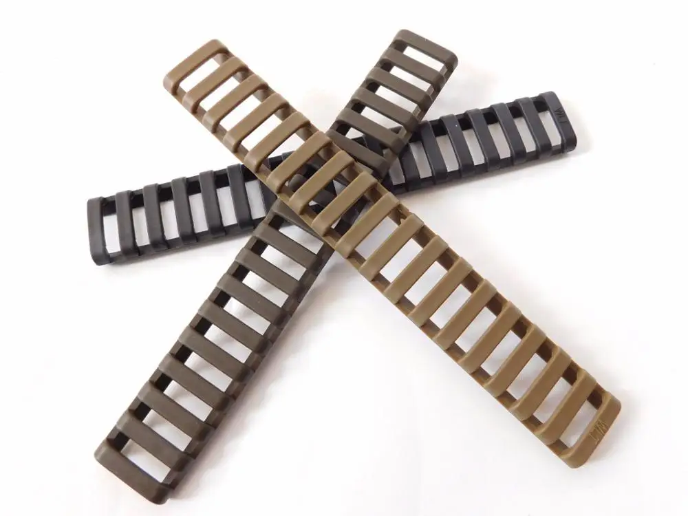 Funpowerland Handguard Weaver Picatinny OD Green Color 17 slot 7&quot Ladder Rail Cover | Спорт и развлечения