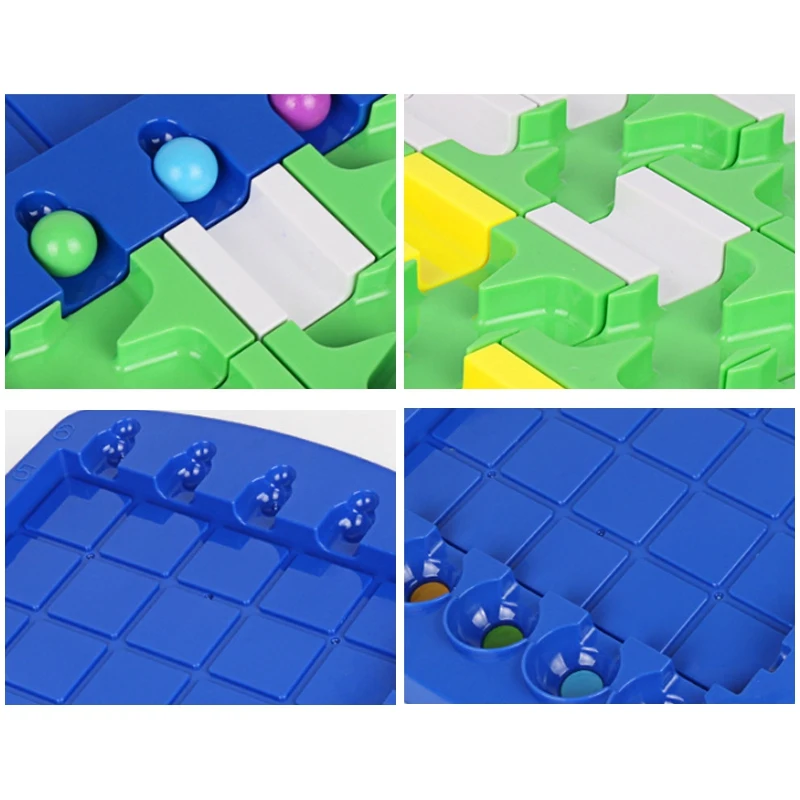 

IQ Puzzle for Children Connection Puzzle Logical Thinking Board Game Challenge with Solution Toys