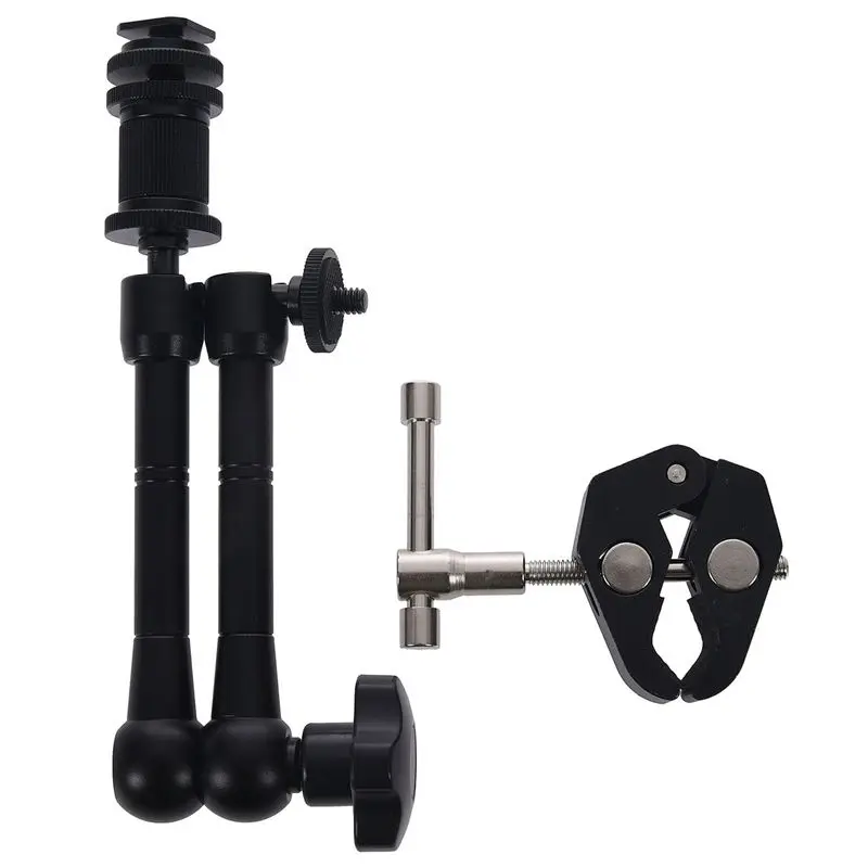 

Супер-зажим + 11 "Волшебный рычаг Articule дополнительный алюминиевый 11-дюймовый волшебный рычаг шарниры для монтажа HDMI монитора светодиодная по...