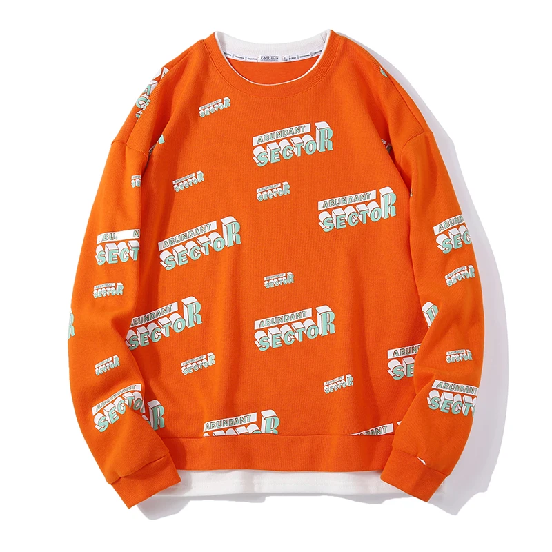 

2021 Spring and Autumn Fashion Pullover Men's Couple Harajuku Loose Casual Sports Men's Round Neck Pullover Men