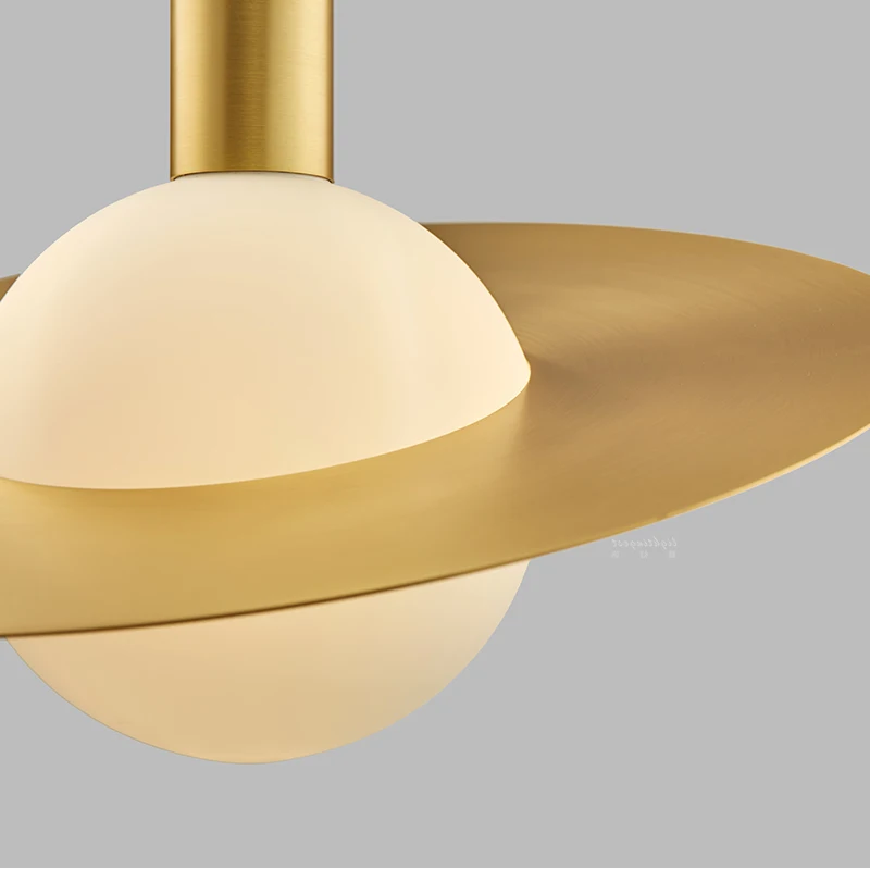 

Скандинавский подвесной светильник, прозрачный стеклянный абажур, светодиодная лампа для столовой, кафе, бара, s подвесной светильник