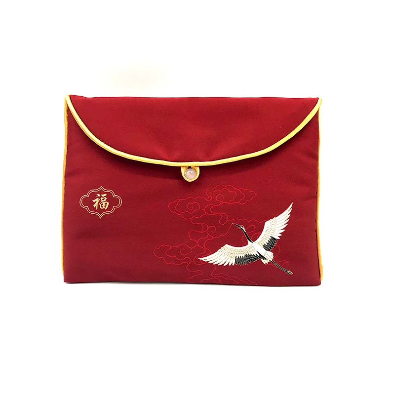 Сумка для хранения с вышивкой китайская Ретро сумка держатель монет женская