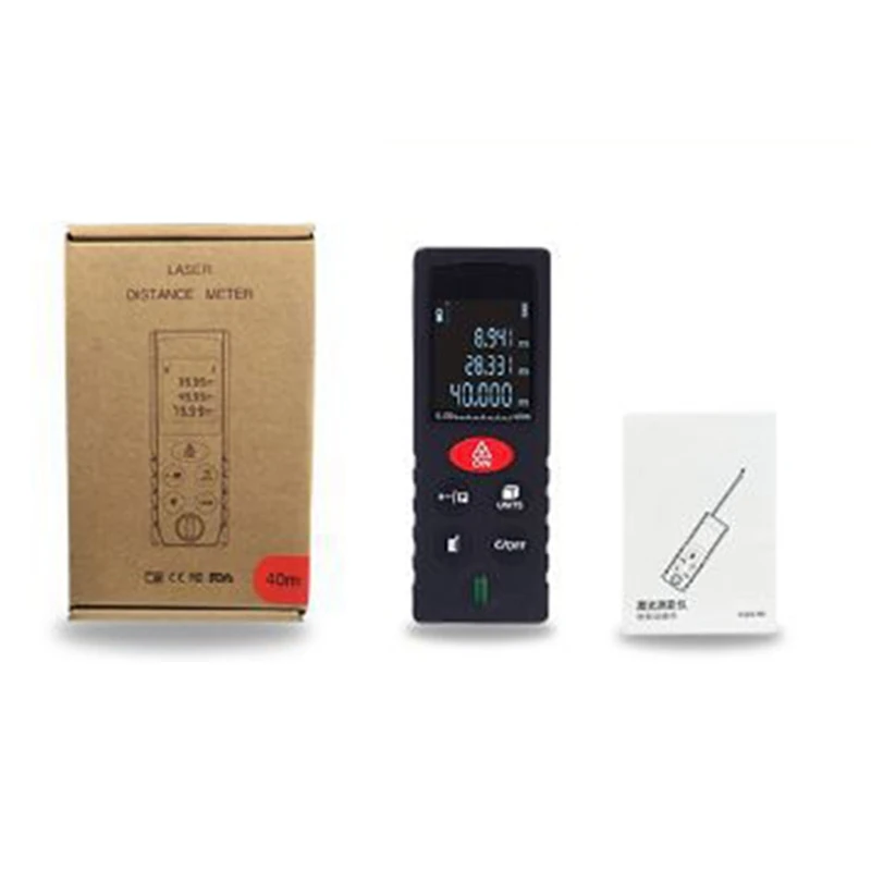 

MAYILON Handheld Distance Meter High-Precision Infrared Measuring Instrument Indoor Measuring Instrument Electronic Ruler 100M