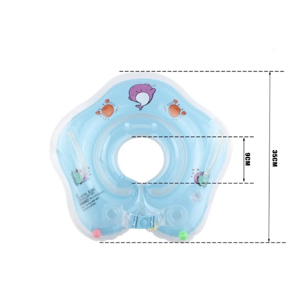 Плавательные Детские аксессуары кольцо на шею трубка для безопасности младенцев