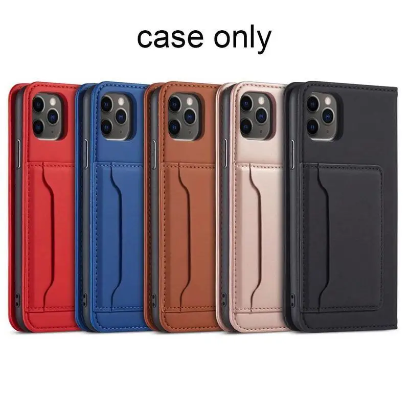 

Multifunctional Flip Phone Case For IPhone 13 Mini Promax Phone Pro Card Frame Phone Pouch Credit With Support Cover L1R6