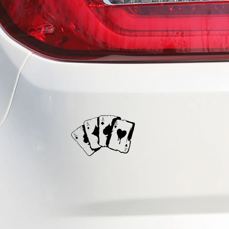 

Poker Graphic Car Sticker Vinyl Motorcycle Decoration Bumper Window KK15*10cm