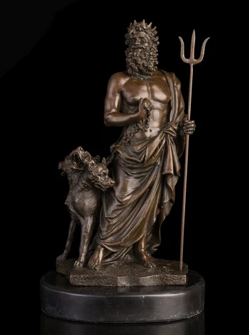 Изделия из меди и латуни Азиатский древний греческий миф ткань pluton estatua western mitologia