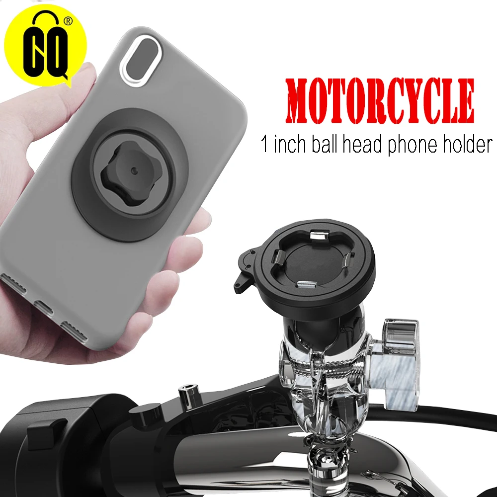 2021upgrade universal 1 inch ball motorcycle phone holder bike handlebar socket arm for moto quick mount clamp with ultra lock free global shipping
