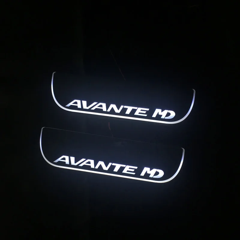 

LED Door Sill Plate Light For Hyundai Avante MD 2011 2012 2013 2014 2015 12V Pedal Lights Pathway Car Scuff Led Lights