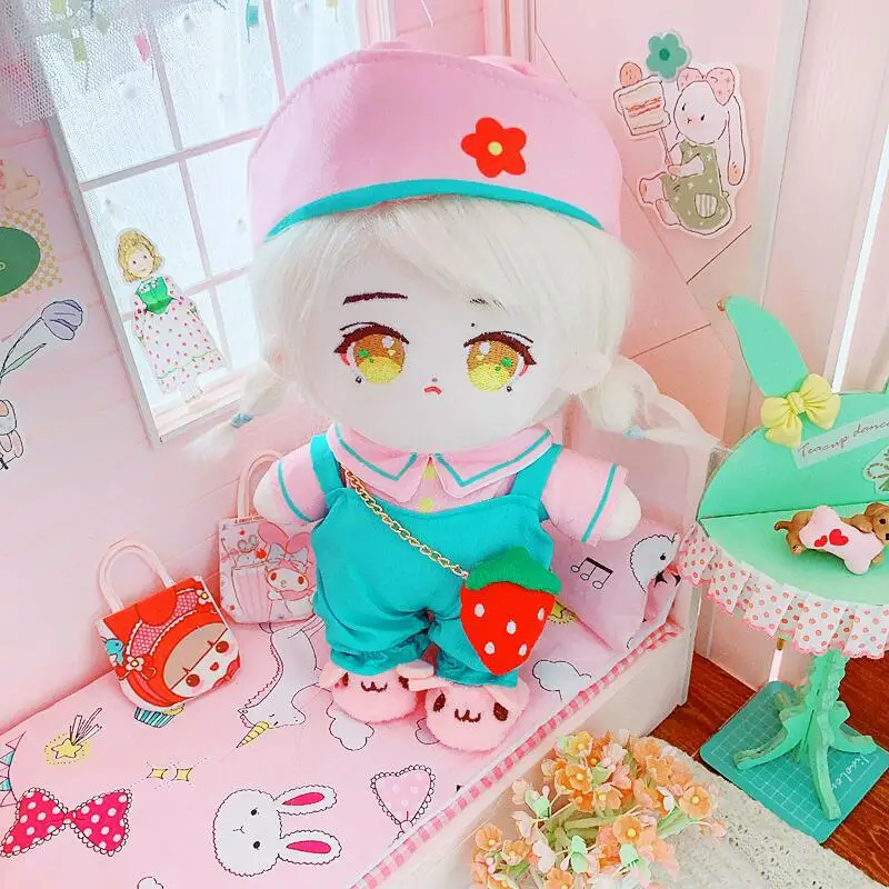 

20 Cm Toy Baby Clothes Star Cotton Doll Dress Up Flower Suit Bib Christmas Gifts