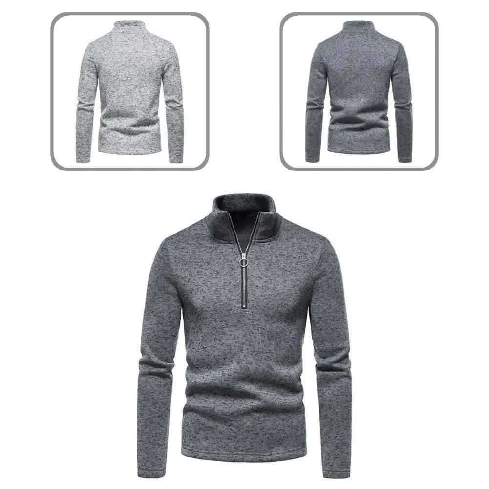 

Мужская толстовка с воротником-стойкой, на молнии