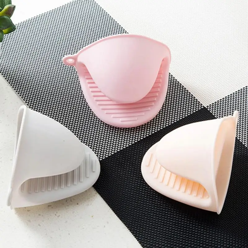 

Reusable Silicone Slip-resistant Glove Anti-scalding Oven Mitts Pot Dish Bowl Holder Clip Kitchen Baking Accessories