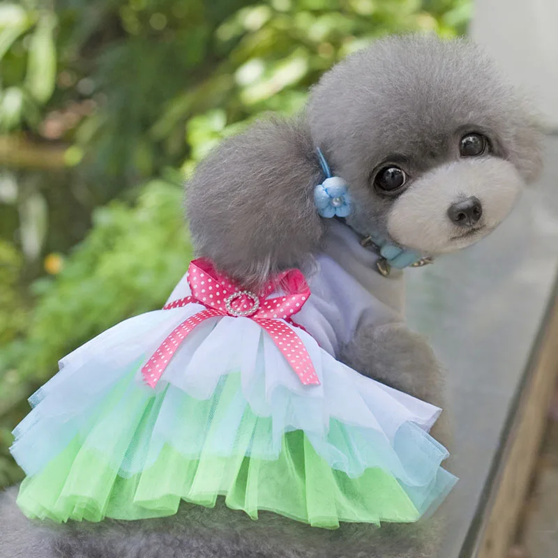 Юбка для питомца на весну/лето юбка собаки с сердечками и губами платье