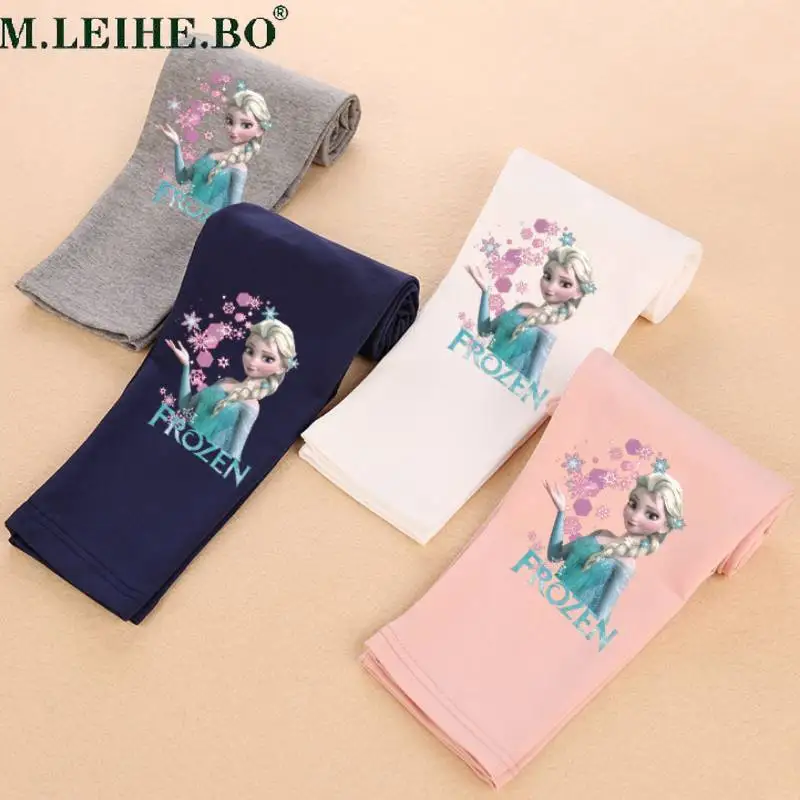 2021 штаны для девочек леггинсы с рисунком Ледяной грибок хлопковые малышей