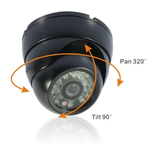 HD Super 1/3 &quot700TVL Sony CCD IR цветная купольная камера видеонаблюдения для помещений с 24