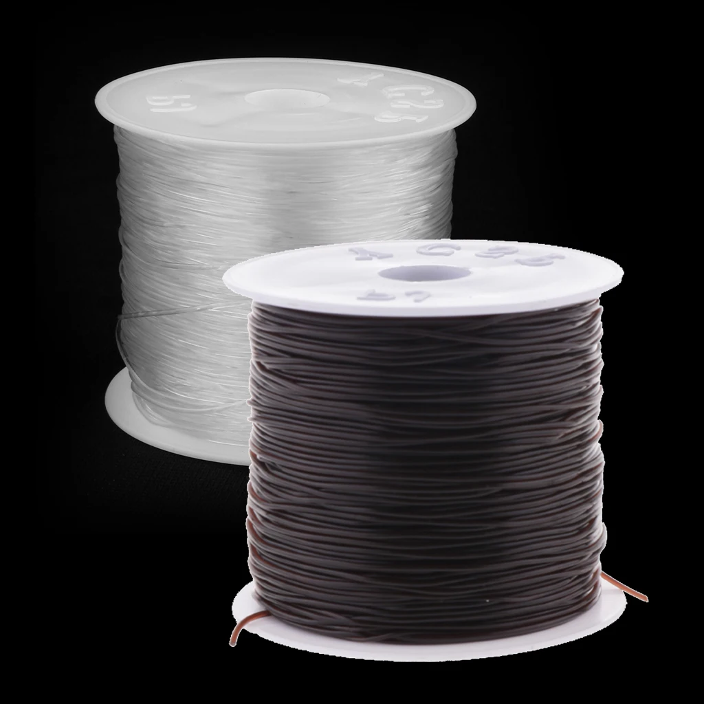 

1 Roll 0.8mm Strong Stretchy Elastic String Cord String Bracelet Beading DIY