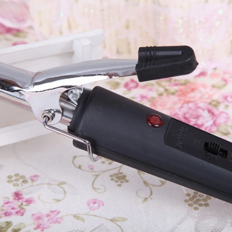 Высокое качество ЕС Plug Pro объем волос Curl Щипцы для завивки волос из нержавеющей стали для завивки волос Waver Maker Лидер продаж
