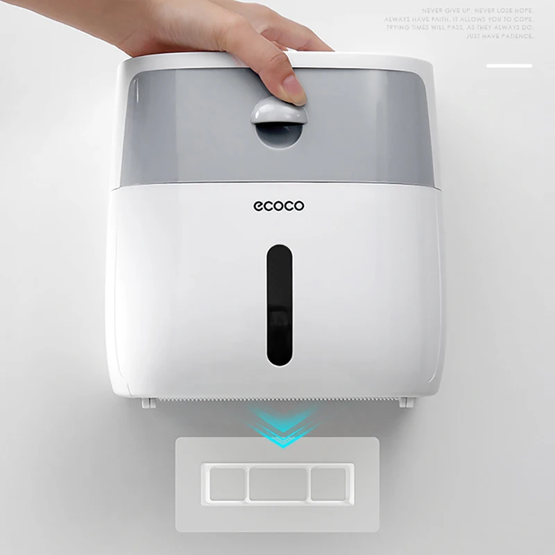Ecoco бумажная коробка для влажных салфеток держатель для салфеток детские влажные салфетки коробка для туалетной бумаги рулонная коробка для бумажных салфеток органайзер для хранения в ванной комнате