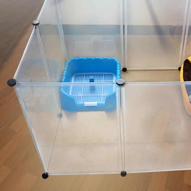 

DIY Pet Playpen Exercise Area Cage Puppy Cat Rat Rabbit Play Pen Plastic Indoor Multi-Functional Playpen