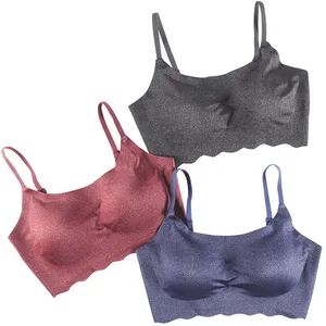 Cool comfort to the second generation ii together without rims lace beauty back bra type non-mark yoga movement