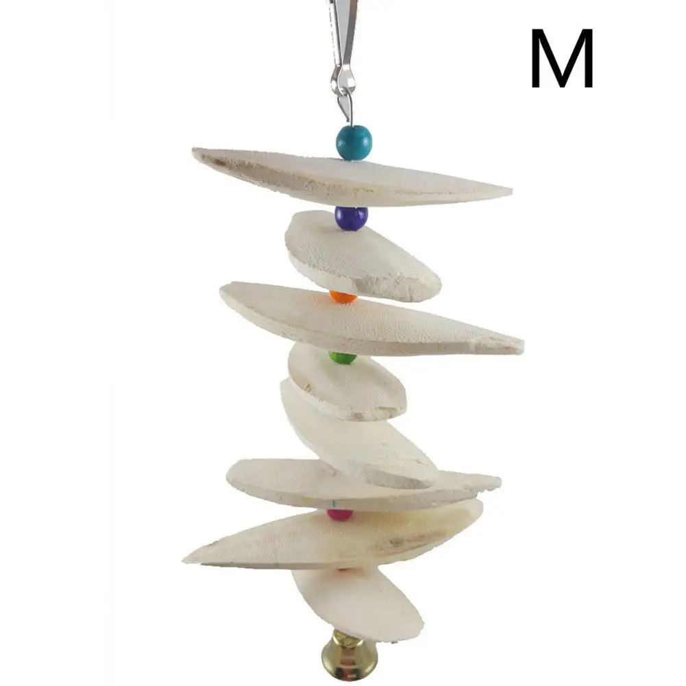 Каракатица кость попугай жевательная игрушка колокольчик поставка кальция