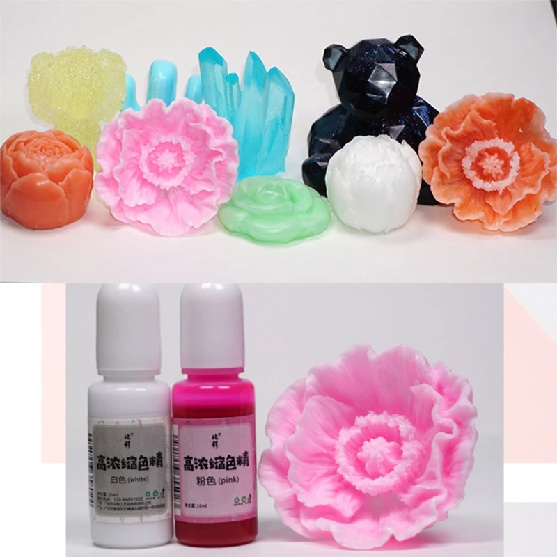 

24 Colors Crystal Epoxy Pigment UV Resin Dye DIY Jewelry Colorant Art Crafts Coloring Drying Color Mixing Liquid Decor