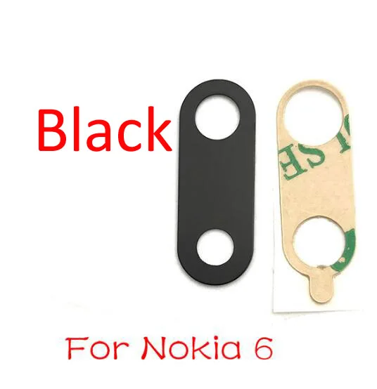 Стеклянная задняя крышка камеры для Nokia 5 6 8 7 Plus X5 X6 X7 с клейкой наклейкой запасные