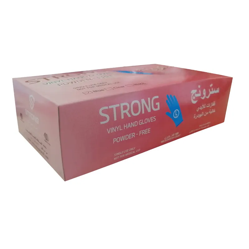 

100 Piece Antistatic Gloves Disposable White PVC Durable Waterproof Beauty Hair Care Catering Does Not Hurt Hands Labor Protect