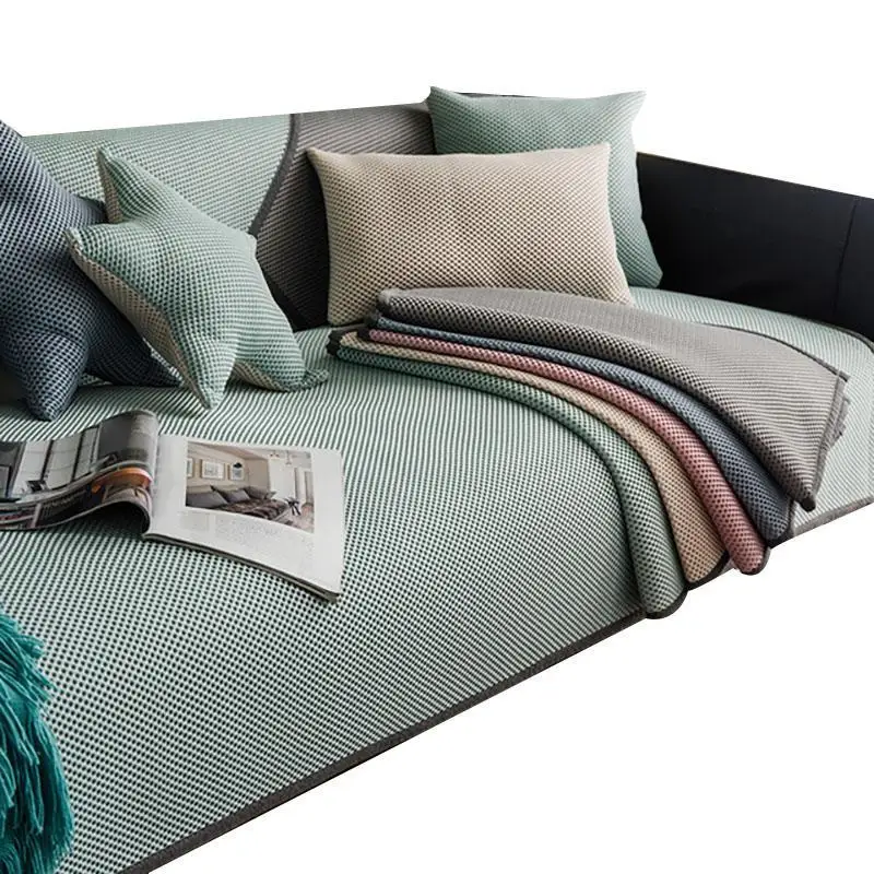 45 чехол для дивана гостиной серый цвет наволочка современный угловой диван