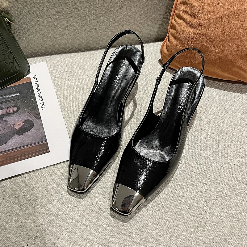 Женские туфли-лодочки на высоком каблуке 6 см летние элегантные туфли с